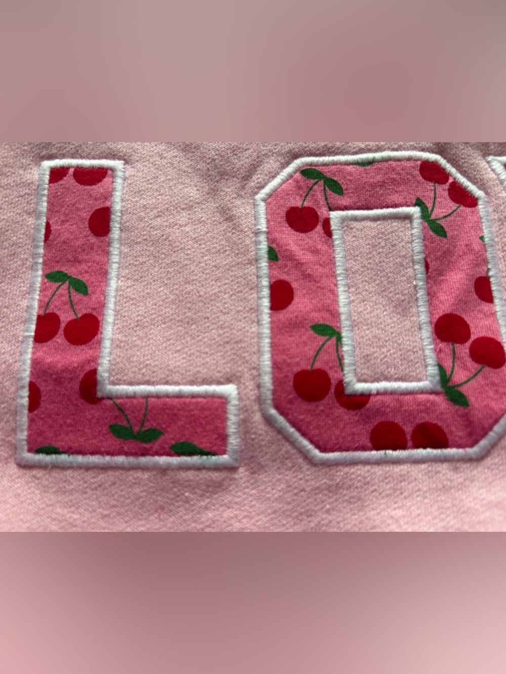 NWT BOOK LOVER Pink Cotton Crewneck Sweatshirt Recycled Threads Sz S - Picture 5 of 8